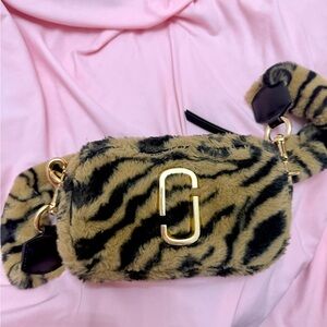 Marc Jacobs faux fur snapshot bag